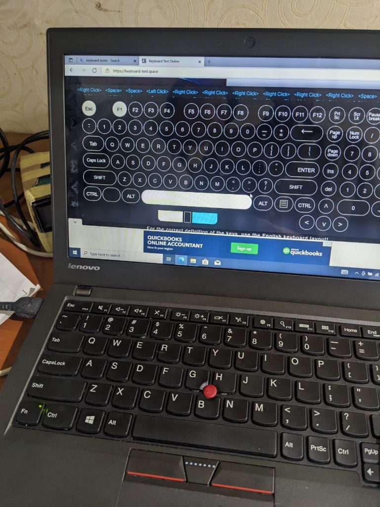 Keyboard Laptop Rusak